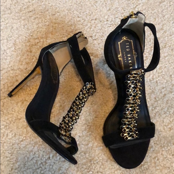 Ted Baker Nishik T Straps heels size 7-ends Thur 10/23 at 12pm PST - Picture 2 of 5